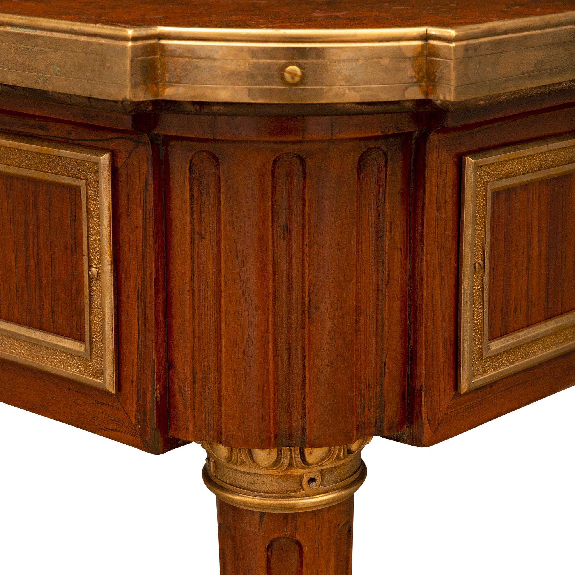 A French 19th Century Louis Xvi St Desk Signed Jansen Cedric