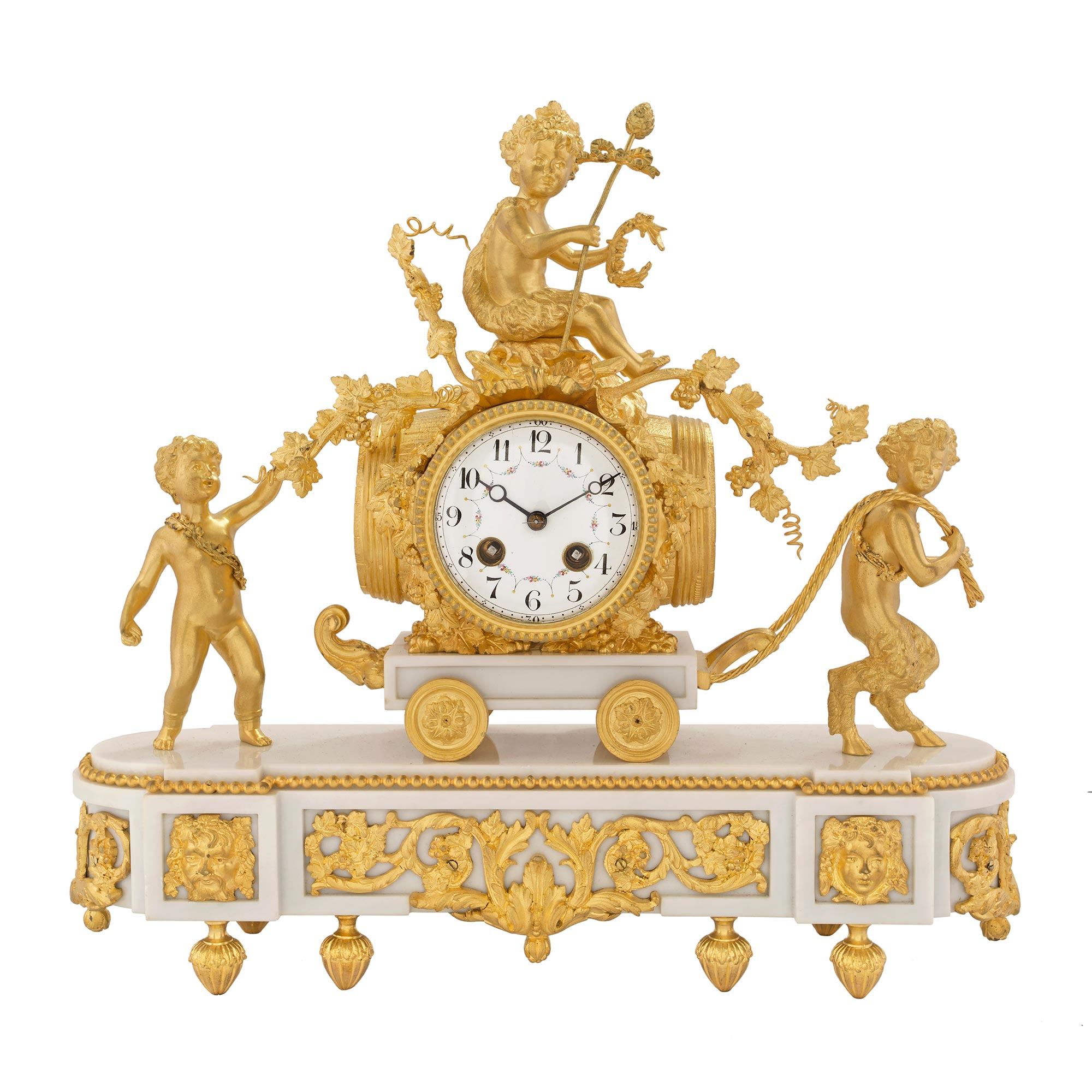 A French 19th Century Louis Xvi St White Carrara Marble And Ormolu Clock Cedric Dupont Antiques Download hd clock photos for free on unsplash. a french 19th century louis xvi st white carrara marble and ormolu clock