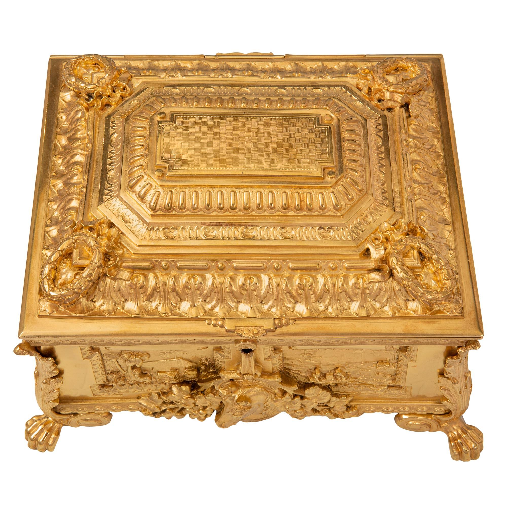 Louis XVI Jewelry Box in Bronze