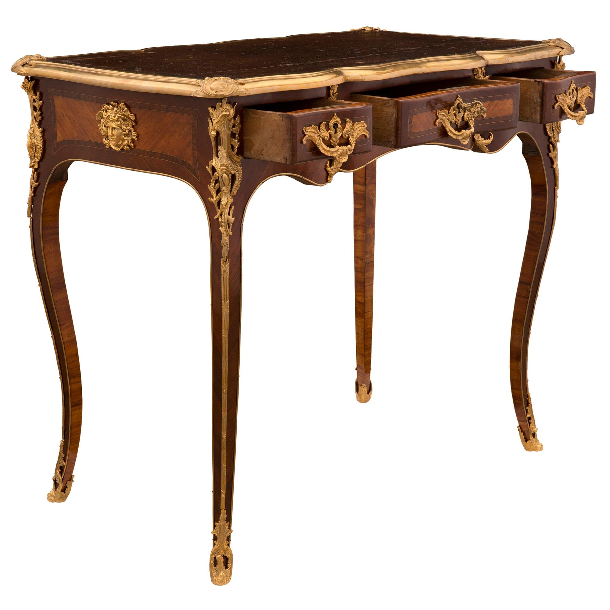Reproduction of the king's Louis XV desk at Versailles - louis XV furniture
