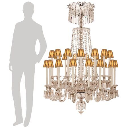 A French 19th century Louis XVI st. Baccarat Crystal chandelier